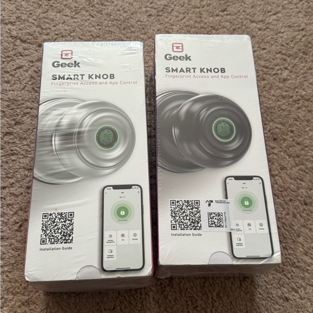 Geek Smart Knob with Fingerprint Access